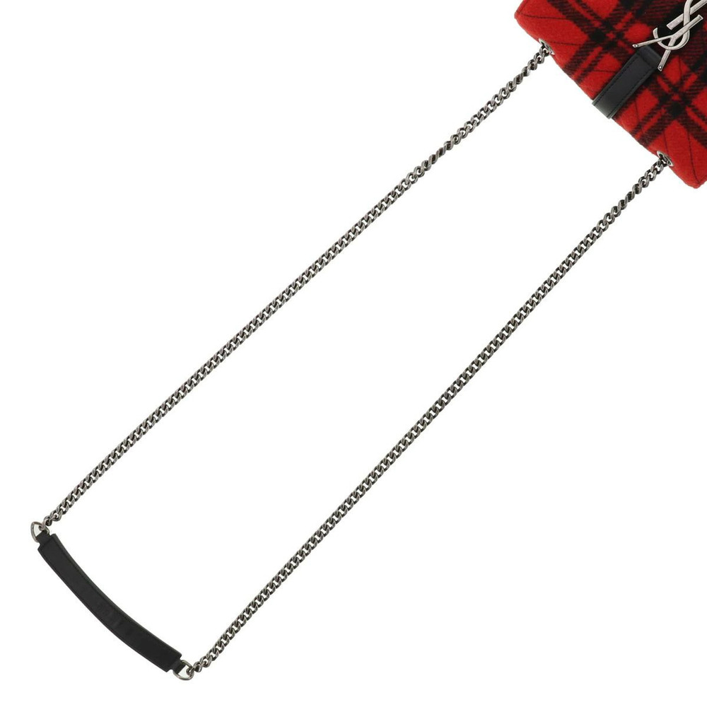 SAINT LAURENT Baby Chai Chain Shoulder Bag Red - Picture 5 of 6